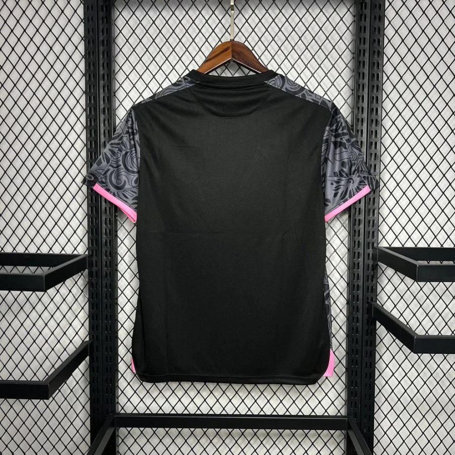 Maglia Palestina nera Farrah Azam stagione 2024 2025 stile calcio