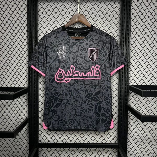 Maglia Palestina X Farrah Azam Nero 2024-2025