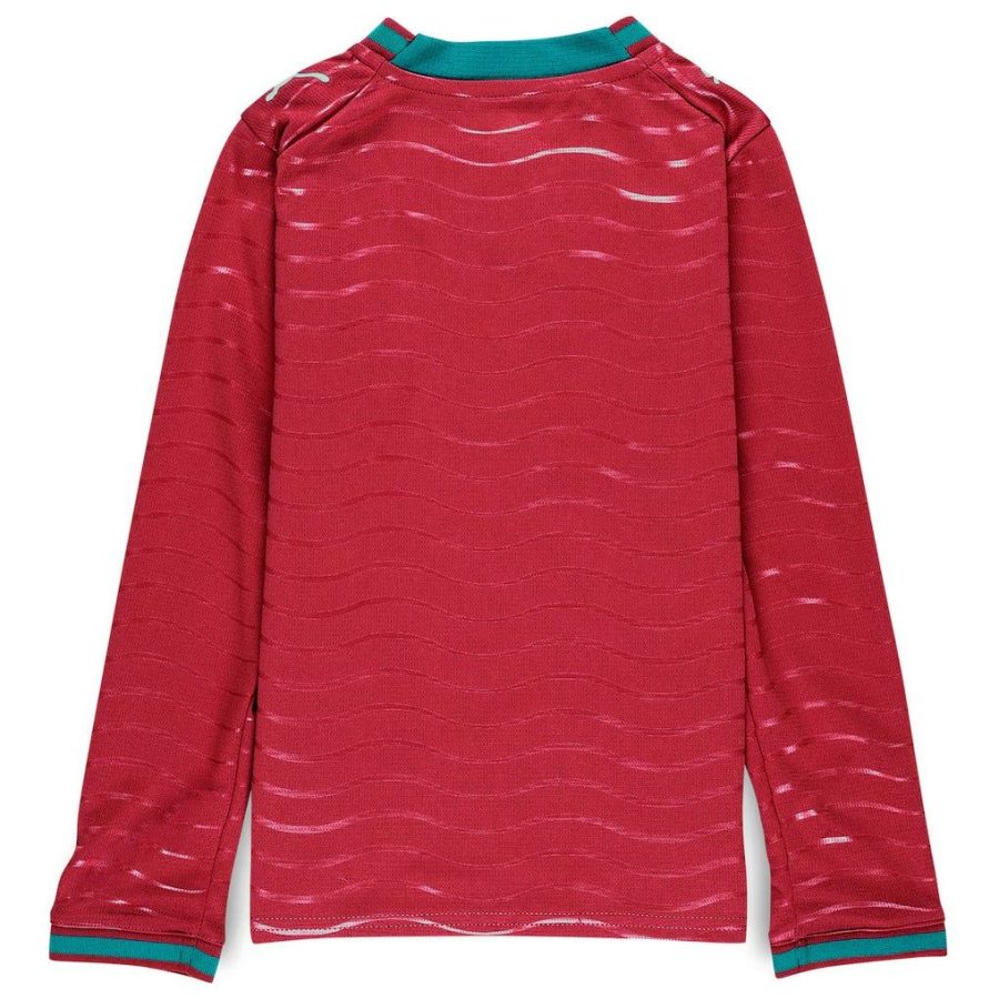 maillot-portugal-domicile-manches-longues-saison-2026-style-football maglia Portogallo Home maniche lunghe stagione 2026 stile calcio