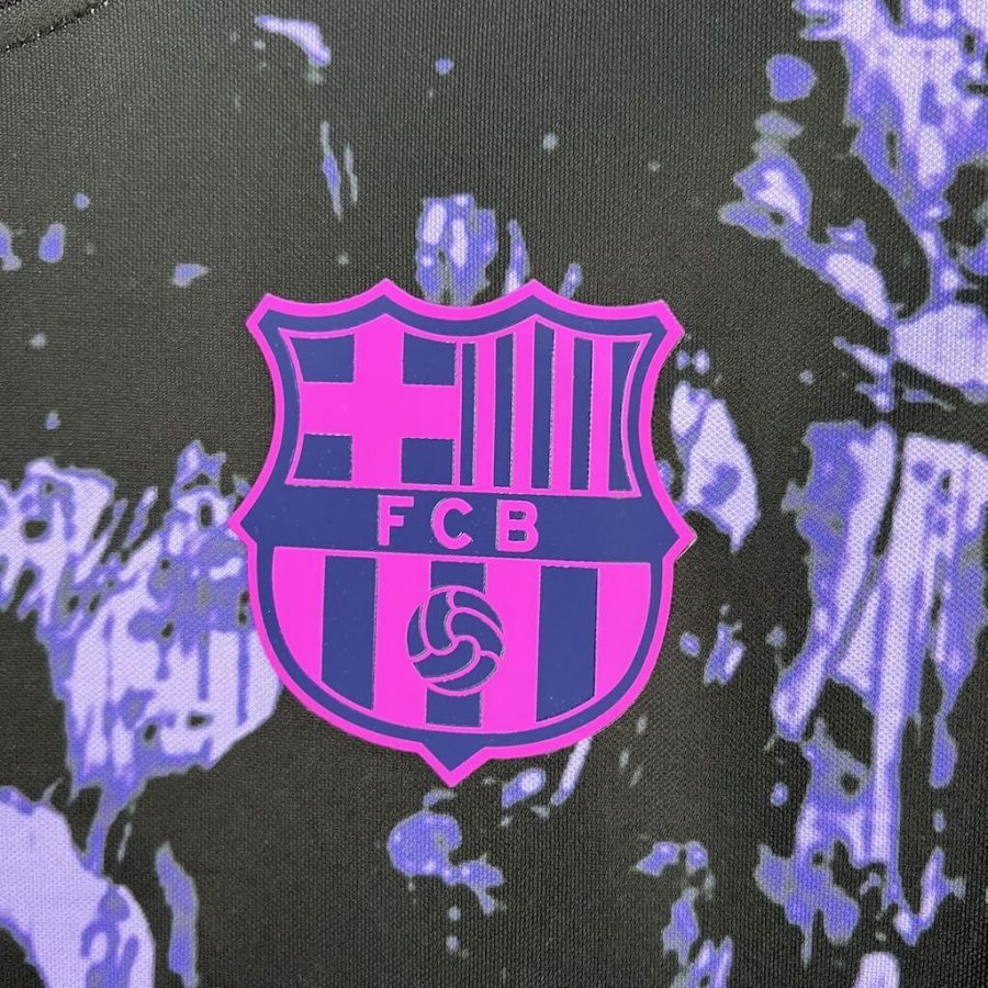 Maglia pre partita FC Barcelona stagione 2025 2026 tenuta di riscaldamento