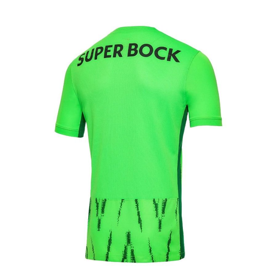 maillot-third-du-sporting-cp-saison-2024-2025-vert-et-noir Maglia third dello Sporting CP stagione 2024 2025 verde e nero
