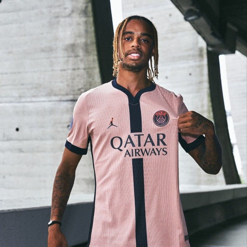 Maglia terza divisa PSG stagione duemilaventiquattro duemilaventicinque