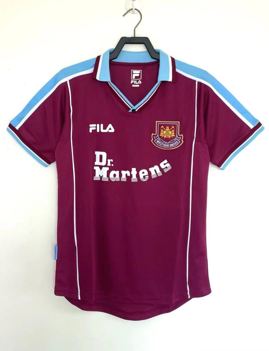 maillot-west-ham-domicile-20002001 MAGLIA WEST HAM HOME 20002001