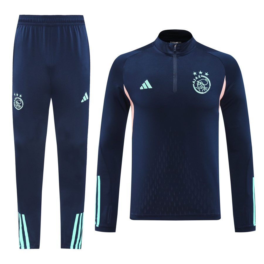 survetement-ajax-saison-2023-2024-haut-et-bas-pour-entrainement Tuta Ajax stagione 2023 2024 giacca e pantaloni per allenamento
