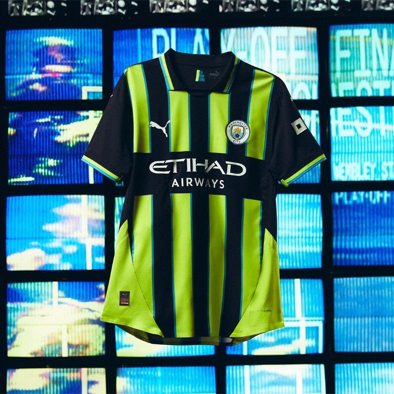tenue-de-football-manchester-city-maillot-away-2024-2025 tenuta da calcio Manchester City maglia away 2024 2025