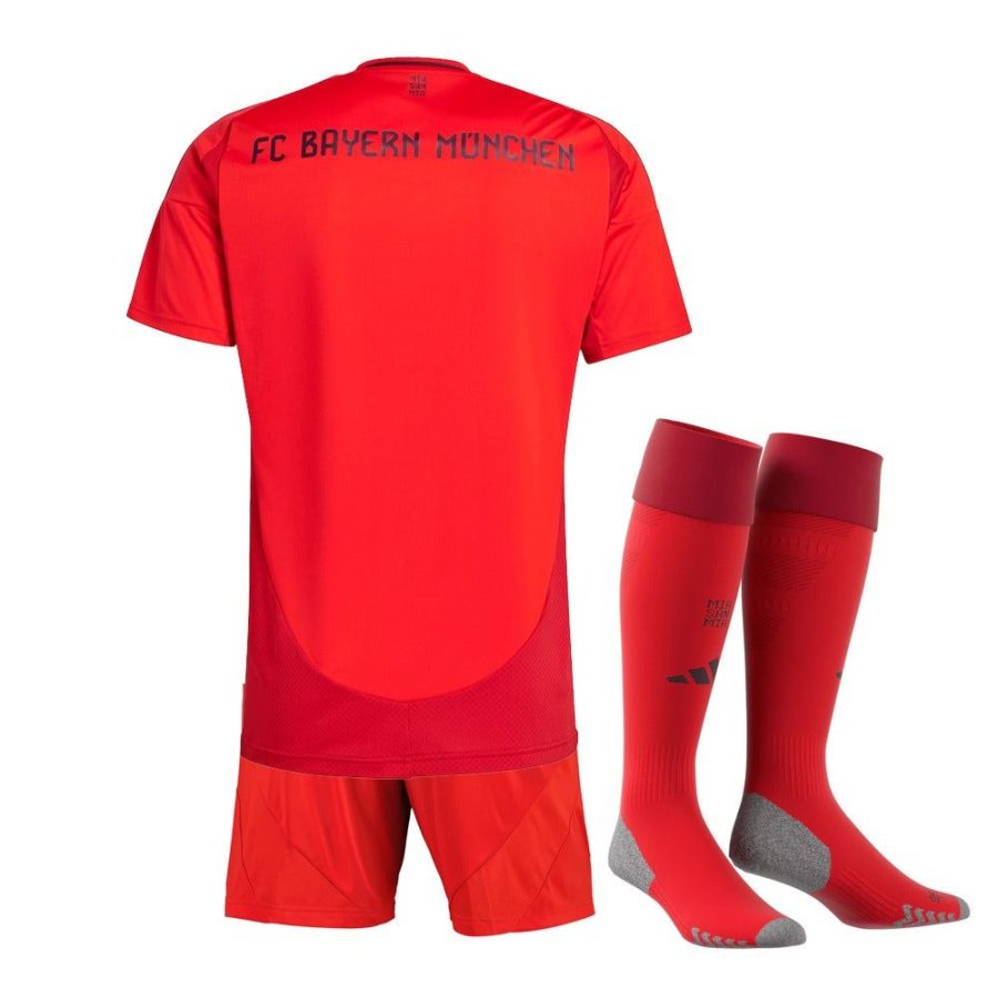 Tenuta bambino Bayern Monaco home stagione duemilaventiquattro duemilaventicinque maglia e pantaloncini
