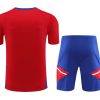 tenue-entrainement-bayern-munich-rouge-et-bleu-saison-2023-2024 tenuta allenamento Bayern Munich rosso e blu stagione 2023 2024