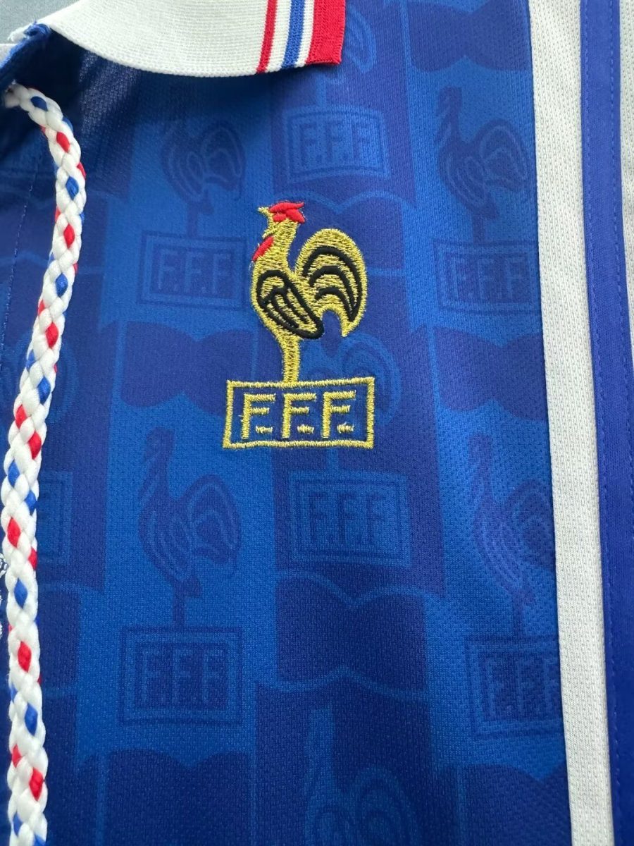 Tenuta ufficiale Francia calcio Home stile anni '90