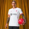 tunica da calcio Liverpool modello third con stemma del club