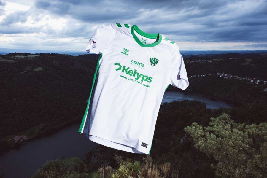 tunica da calcio Saint Étienne away taglia uomo collezione 2024 2025