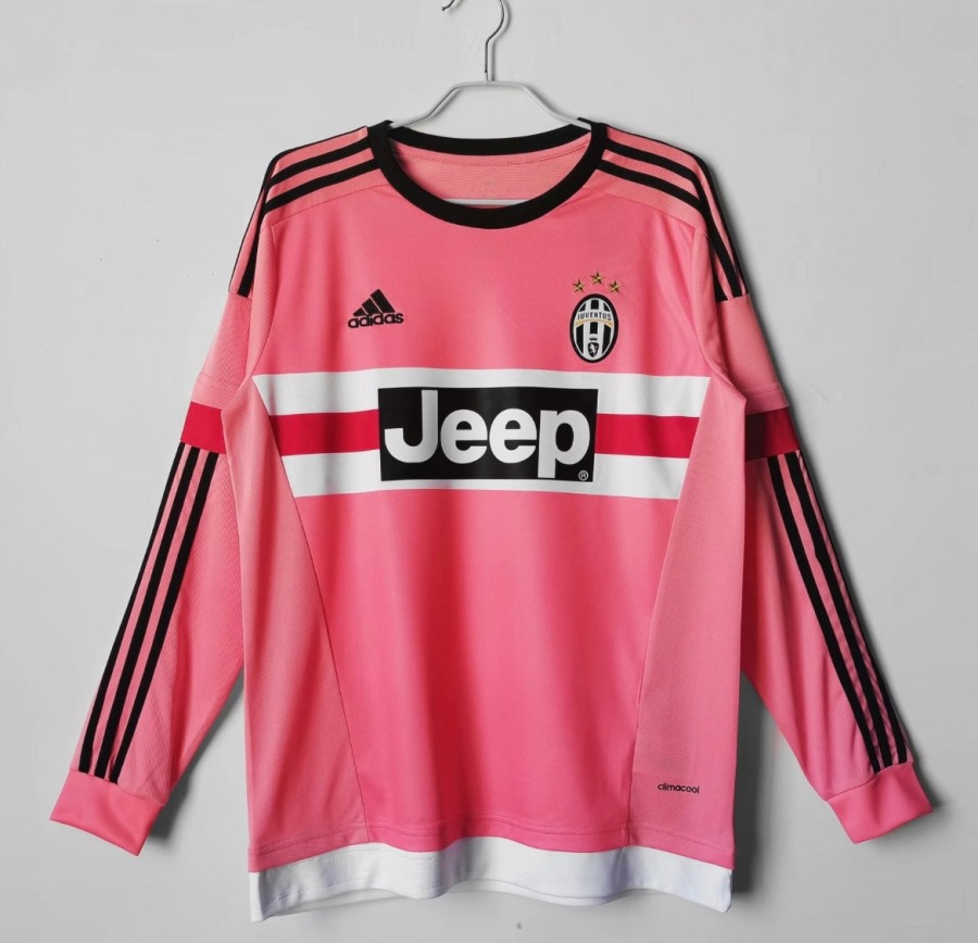 Maglia Juventus Away 2015/16 Maniche Lunghe
