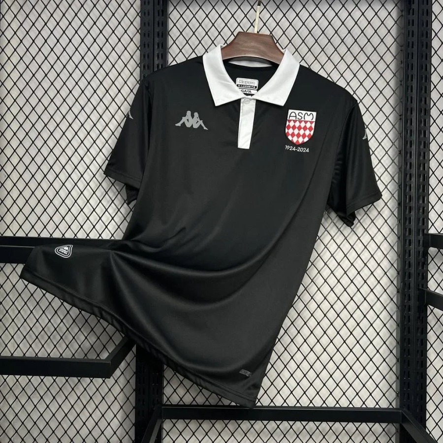 Maglia AS Monaco 2024-2025 nero ufficiale