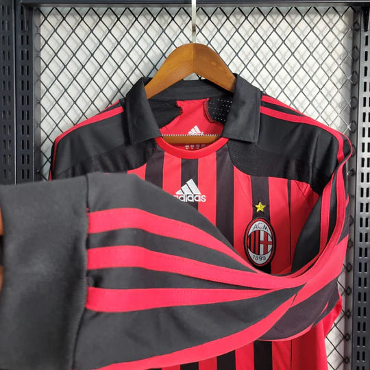 Maglia AC Milan Retro 2007-2008 Maniche Lunghe