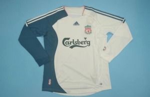 Maglia Liverpool 2006/07 Away Maniche Lunghe