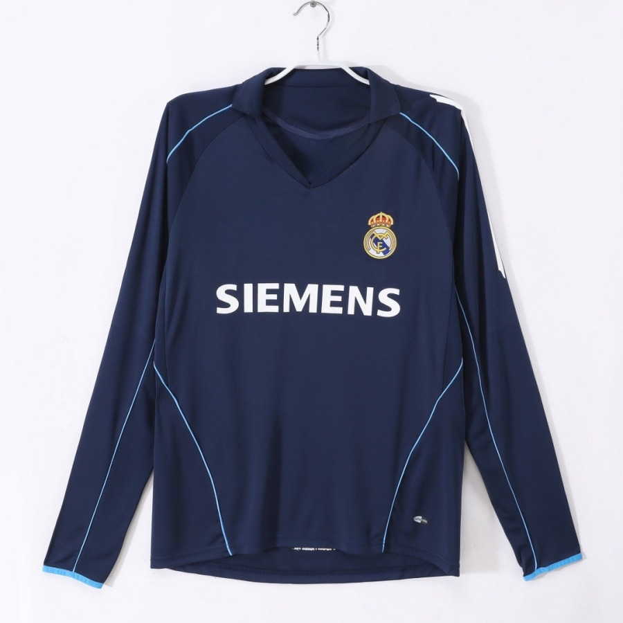 Maglia Real Madrid Away 2005-2006 Maniche Lunghe