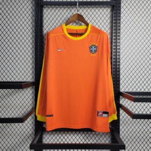Maglia Brasile Portiere Maniche Lunghe 1998