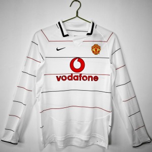 Maglia Manchester United Away 2003-2004 Maniche Lunghe