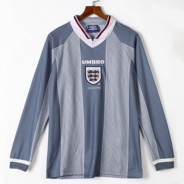Maglia Inghilterra Away 1996 Retro Manica Lunga