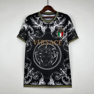 Maglia Italia 2023-2024 Versace Nero