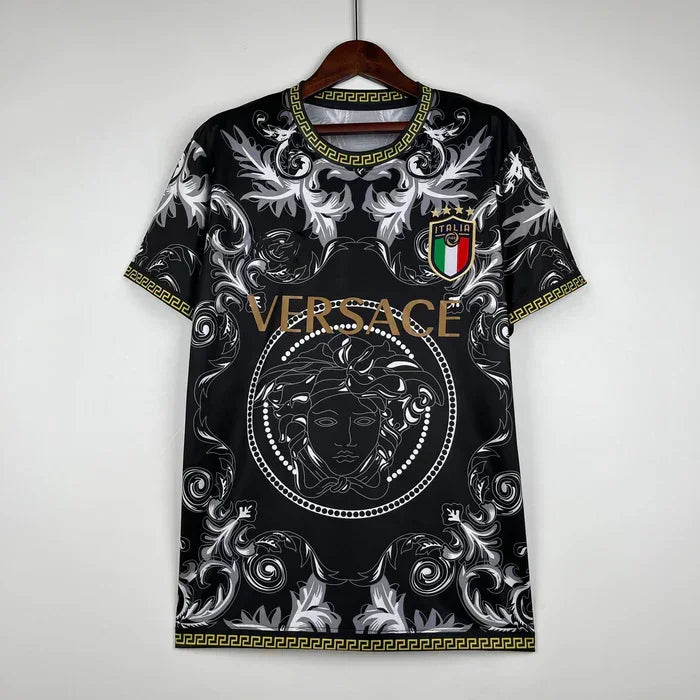Maglia Italia 2023-2024 Versace Nero