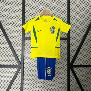 Maglia Bambino Brasile Retro 2002