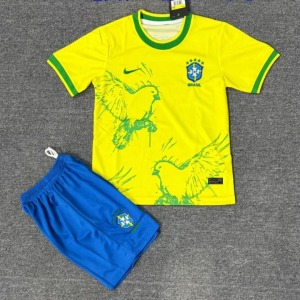 Maglia Brasile 25/26 Bambino Bird Yellow