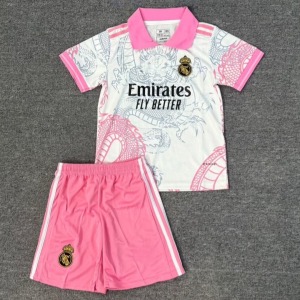 Maglia Real Madrid 25/26 Bambino Rosa Premium
