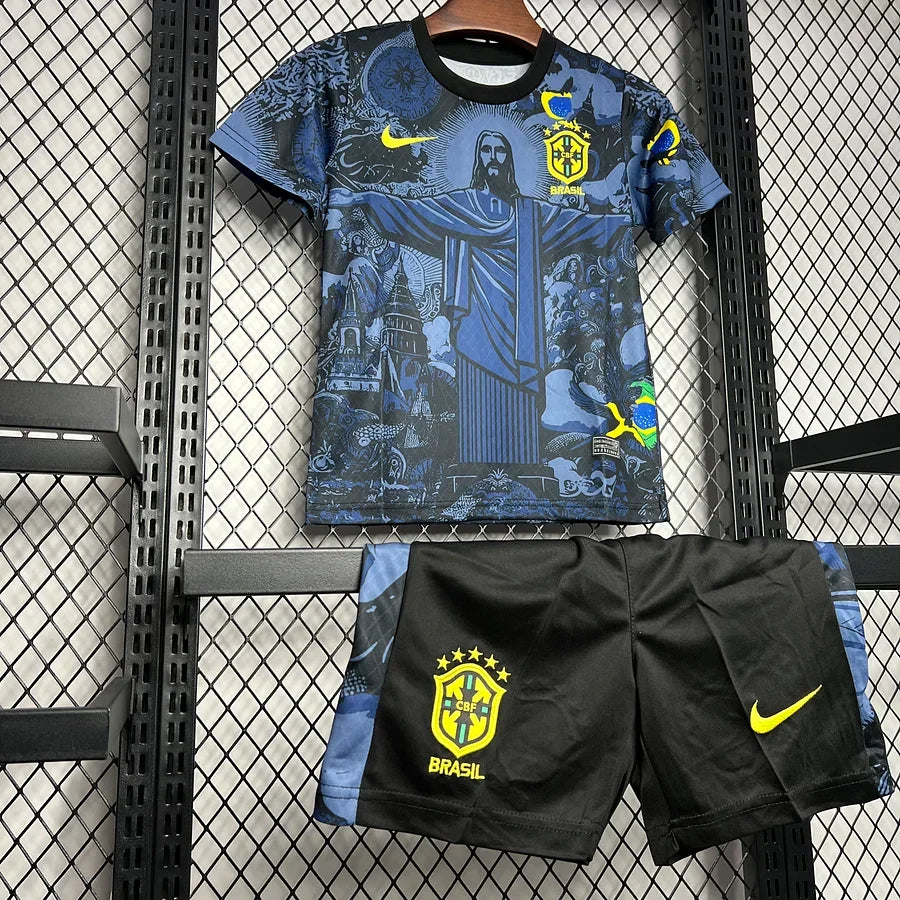 Maglia Brasile Home Bambino 2024-2025