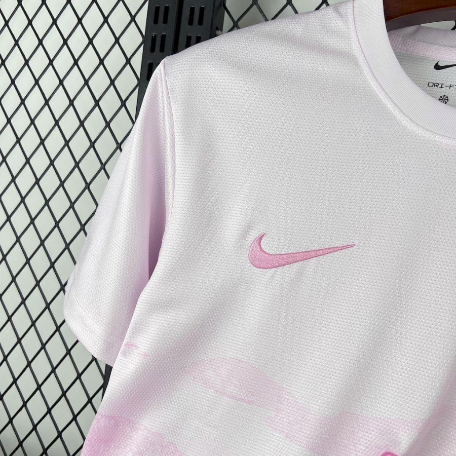 Maglia Brasile Concept Rosa & Bianco 2025-26