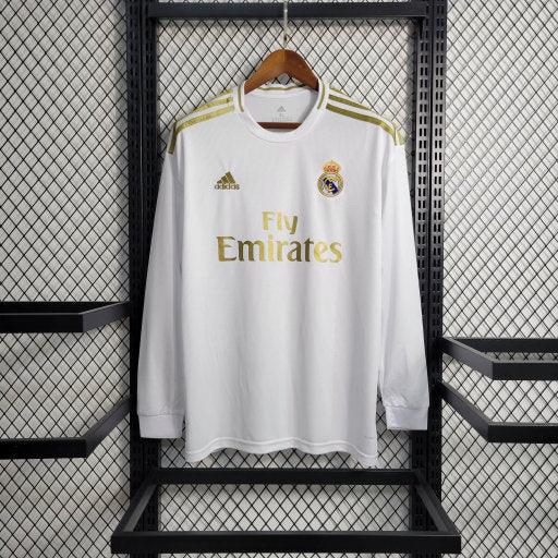 Maglia Real Madrid 2019-2020 Maniche Lunghe Retro