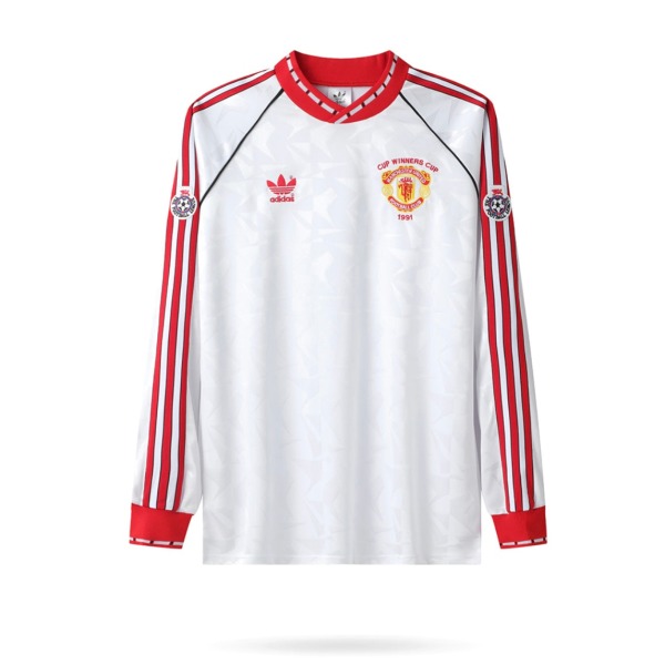 Maglia Manchester United 1990/91 Away Manica Lunga