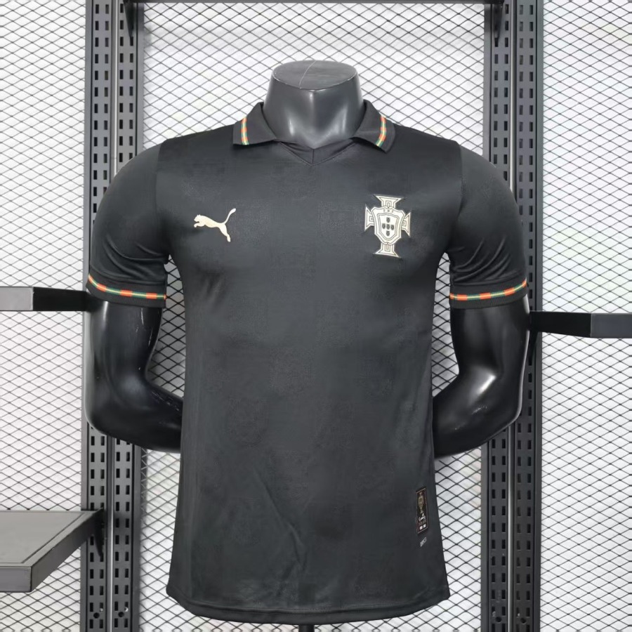 Maglia Portogallo 2025/26 Edizione Player Nero