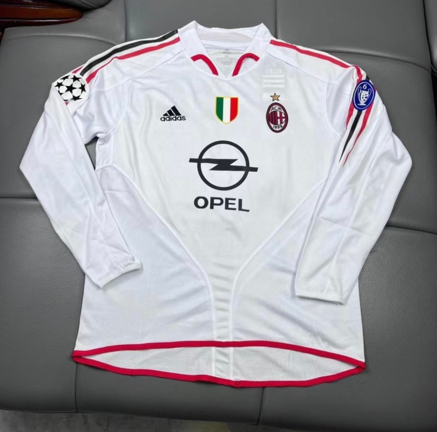 Maglia AC Milan 2004/05 Away Maniche Lunghe
