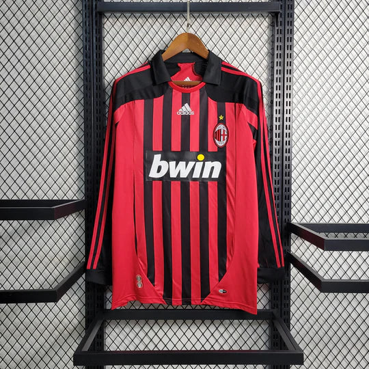 Maglia AC Milan Retro 2007-2008 Maniche Lunghe