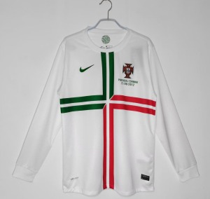 Maglia Portogallo Away 2012 Maniche Lunghe