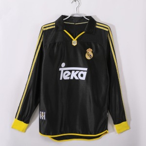 Maglia Real Madrid Away 1999-2001 Maniche Lunghe
