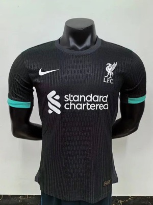 Maglia Liverpool Away 2023-2024 Nera Player