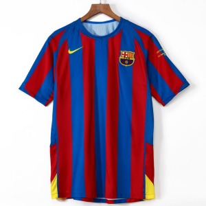 Maglia Barcellona Home 2005-2006 Retro