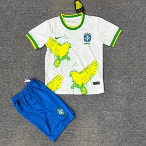 Maglia Brasile 25/26 Bambino Speciale Bird White