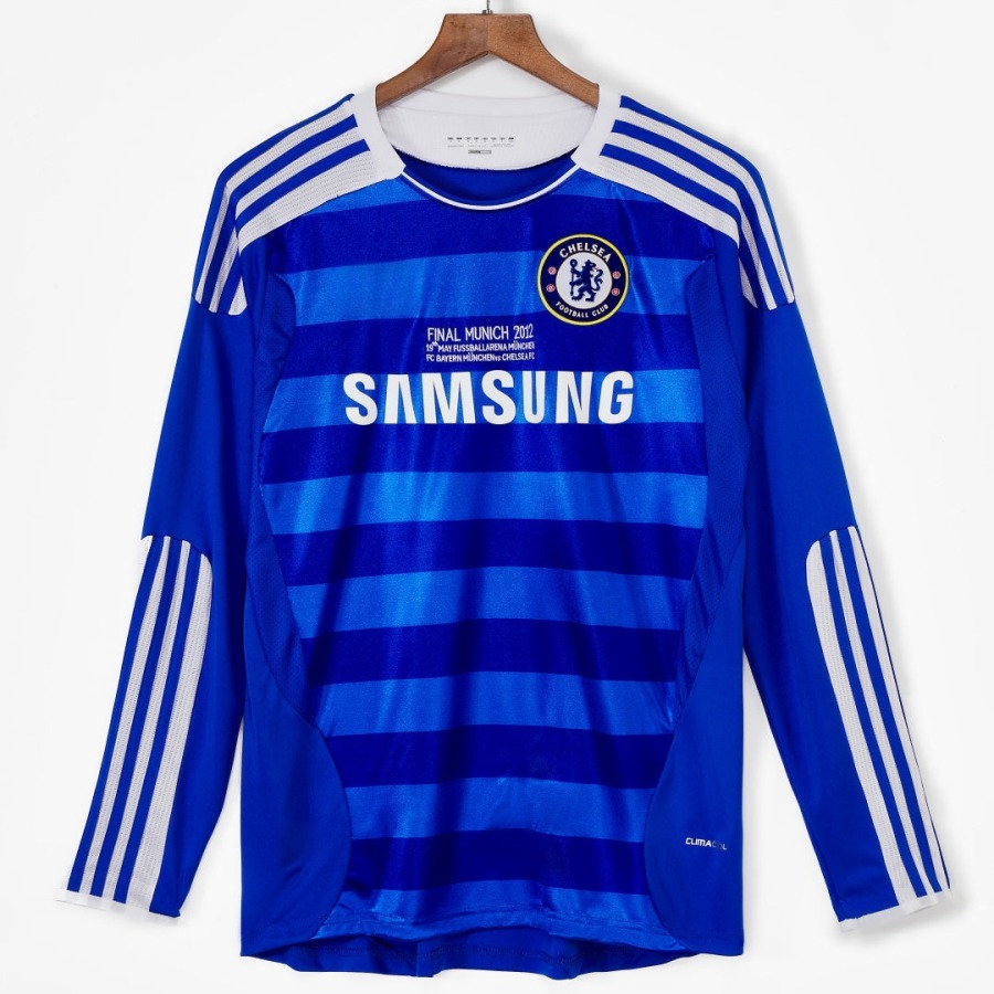 Maglia Chelsea Home 2011-2012 Retro Maniche Lunghe