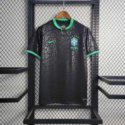 Maglia Brasile 22/23 Leopardo Nero