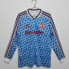 Maglia Manchester United 1991/92 Away Maniche Lunghe
