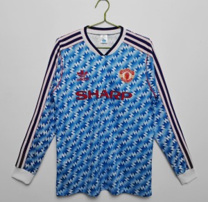 819997BA-B2F8-4F62-AB33-F721A89C9CF0.jpg Maglia Manchester United 1991/92 Away Maniche Lunghe
