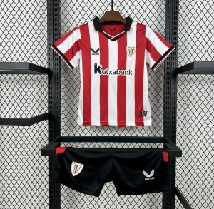 Maglia Athletic Bilbao Home 2025/26 Bambino