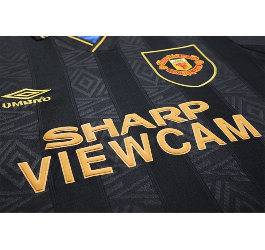 Maglia Manchester United 1993/94 Away Maniche Lunghe