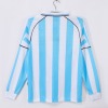 Maglia Argentina Home 1998 Retro Maniche Lunghe