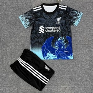 Maglia Liverpool Bambino 2025/26 Blu Premium