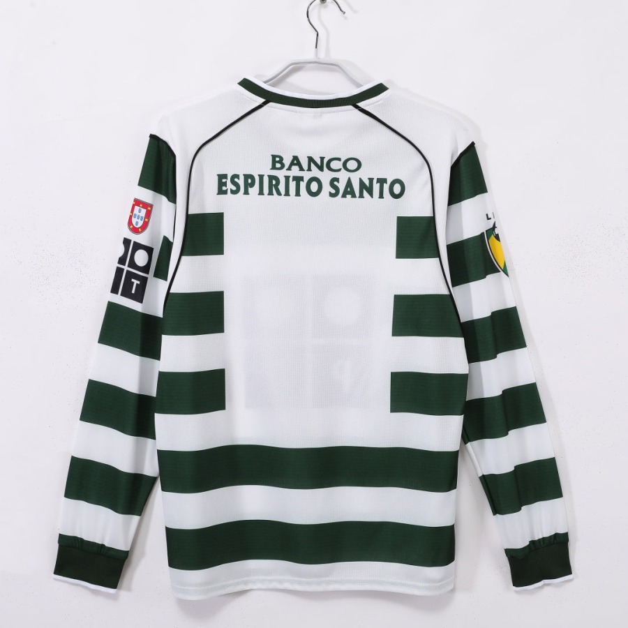 Maglia Sporting CP Home 2001-2003 Maniche Lunghe