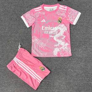 Maglia Real Madrid 25/26 Bambino Drago Rosa