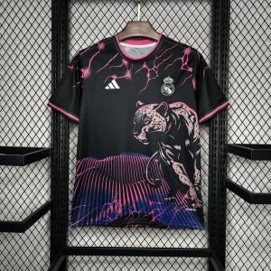 Maglia Real Madrid Nero Rosa Panther 2024/25